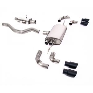 Milltek Resonated OPF/GPF Back Exhaust with Cerekote Tips SSXLR151 - Land Rover Defender 90 3.0 I6 P400
