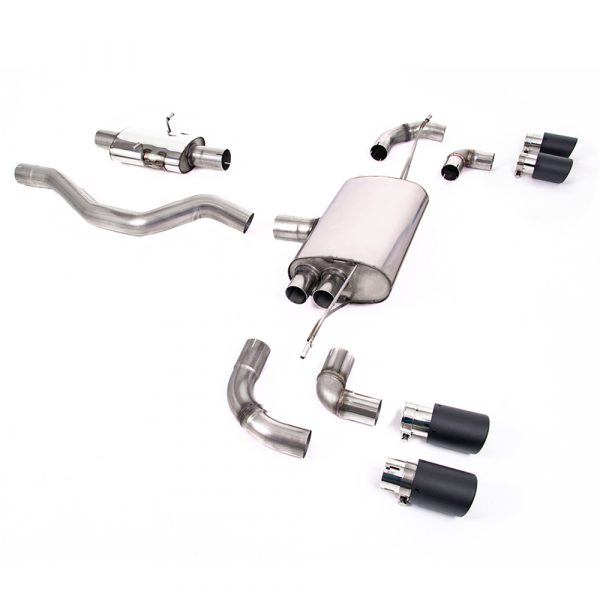 Milltek Resonated OPF/GPF Back Exhaust with Carbon Tips SSXLR154 - Land Rover Defender 90 3.0 I6 P400