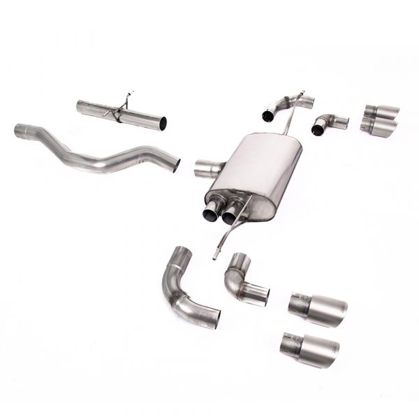 Milltek Non Resonated OPF/GPF Back Exhaust with Titanium Tips SSXLR157 - Land Rover Defender 90 3.0 I6 P400