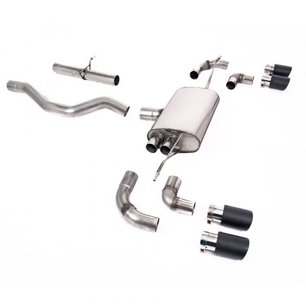 Milltek Non Resonated OPF/GPF Back Exhaust with Carbon Tips SSXLR159 - Land Rover Defender 90 3.0 I6 P400