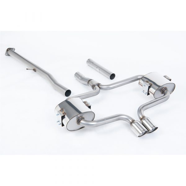 Milltek Non Resonated Cat Back Exhaust with Fixed Tips SSXM403 - R52 MINI Convertible