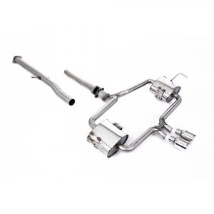 Milltek Non Resonated Cat Back Exhaust with Polished Tips SSXM479 - R53 MINI