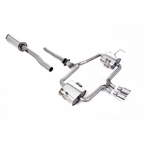 Milltek Resonated Cat Back Exhaust with Polished Tips SSXM477 - R53 MINI