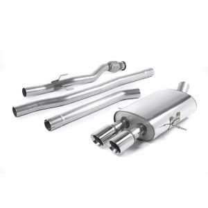 Milltek Non Resonated Cat Back Exhaust with Round GT80 Tips SSXM025 - R56 MINI