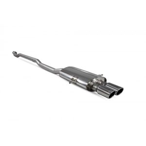 Scorpion Non Resonated Cat Back Exhaust with Polished Monaco Tips SMNS011M - R56 MINI