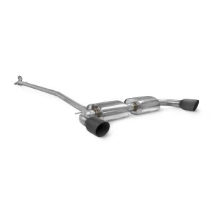 Scorpion Non Resonated Cat Back Exhaust with Black Ceramic Tips SMN026C - MINI R60 Countryman / R61 Paceman Cooper S ALL4
